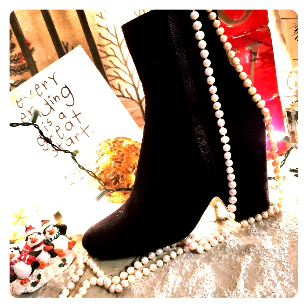 Suede leather Prada boots